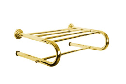 Фото Полка для полотенец Boheme Imperiale (10419) золото