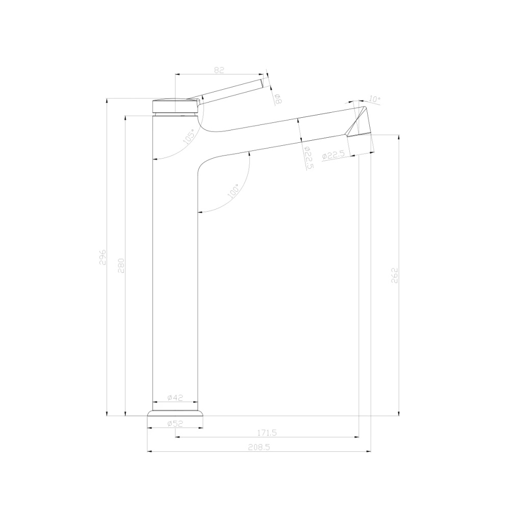 Смеситель Lemark Minima (LM3809C) для раковины хром