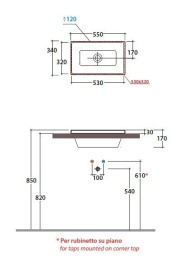 Фото Раковина встраиваемая Globo Forty3 (FO056.BI) белый