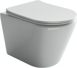 Фото Подвесной унитаз Ceramica Nova HIGHLIGHT CN1804 с сиденьем