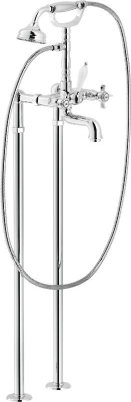 NOBILI Ritz RI49001CR_AV00151/10CR Напольный смеситель для ванны (хром)