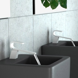 Смеситель для биде Cisal Kawa KA00055041, белый