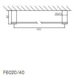 FIMA Carlo Frattini Quadra F6020/40CR Полотенцедержатель на 40 см