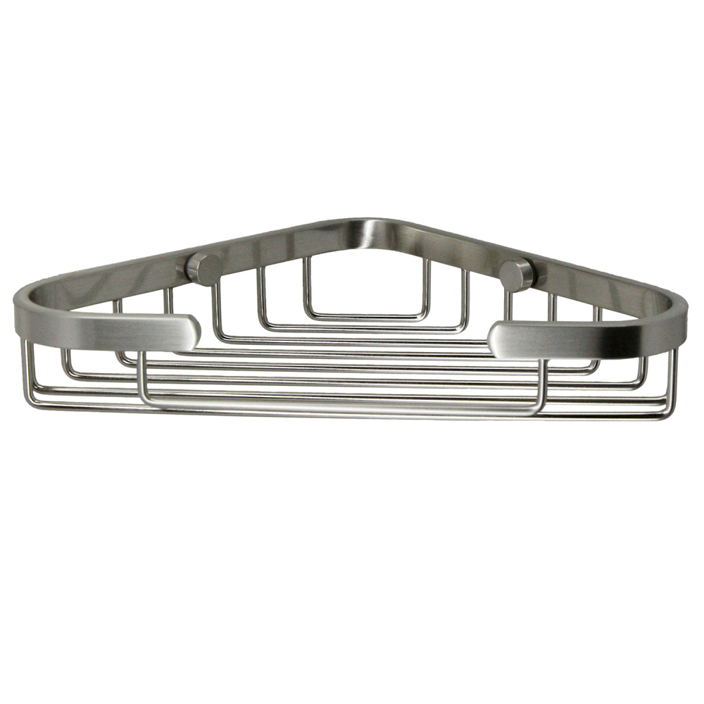 Фото WasserKRAFT  K-733NICKEL Полка металлическая угловая