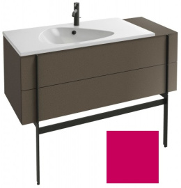 Фото Тумба под раковину Jacob Delafon Nouvelle Vague 120 см, EB3033-441, цвет - фуксия глянцевый