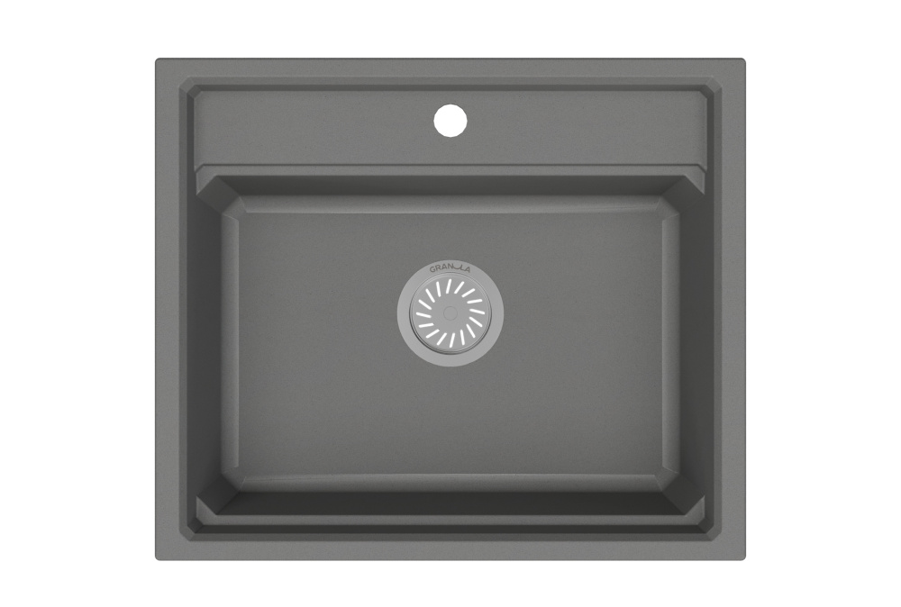 Фото Granula KS-6003 алюминиум Кухонная мойка