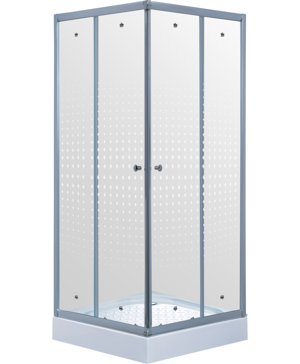 Фото Timo душевой угол TL-8002 Romb Glass (80*80*200), шт