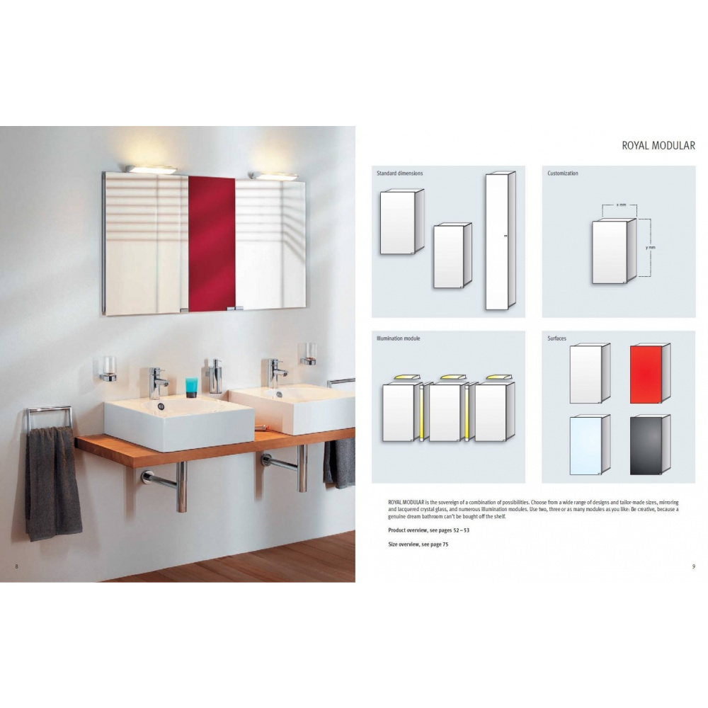 Модуль Keuco Royal Modular 25004000201, алюминий