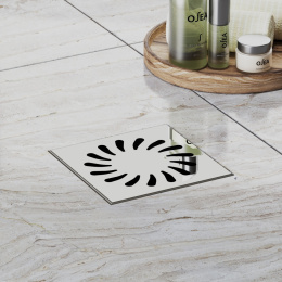 Фото Душевой трап с решеткой PAINI 125х125 425XL хром