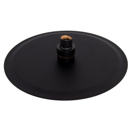 Remer 357UFM30NOX Душевая головка с шарнирным соединением, 30 см (сталь черный матовый)