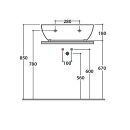 Держатель полотенца Globo Bowl+ (PC6046) хром