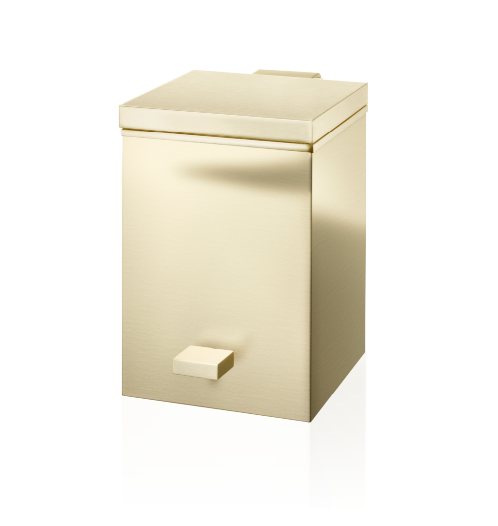Фото Ведро для мусора Decor Walther Cube (0614682), золото