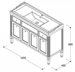 Caprigo Альбион 120 BIANCO Antico