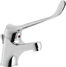 Фото Nobili AS11118/1CCR Локтевой смеситель для раковины (хром)