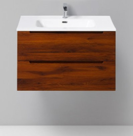 Фото Тумба под раковину Belbagno Etna -800-2C-SO-RC-P 80 см подвесная, цвет вишневый дуб