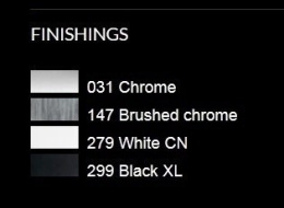 Стойка для ванной Gessi Goccia (38067#031) хром, белый