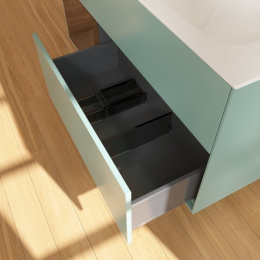 Villeroy Boch Finion F060GNGM Тумба под раковину 1196х498 мм (walnut veneer/olive matt)