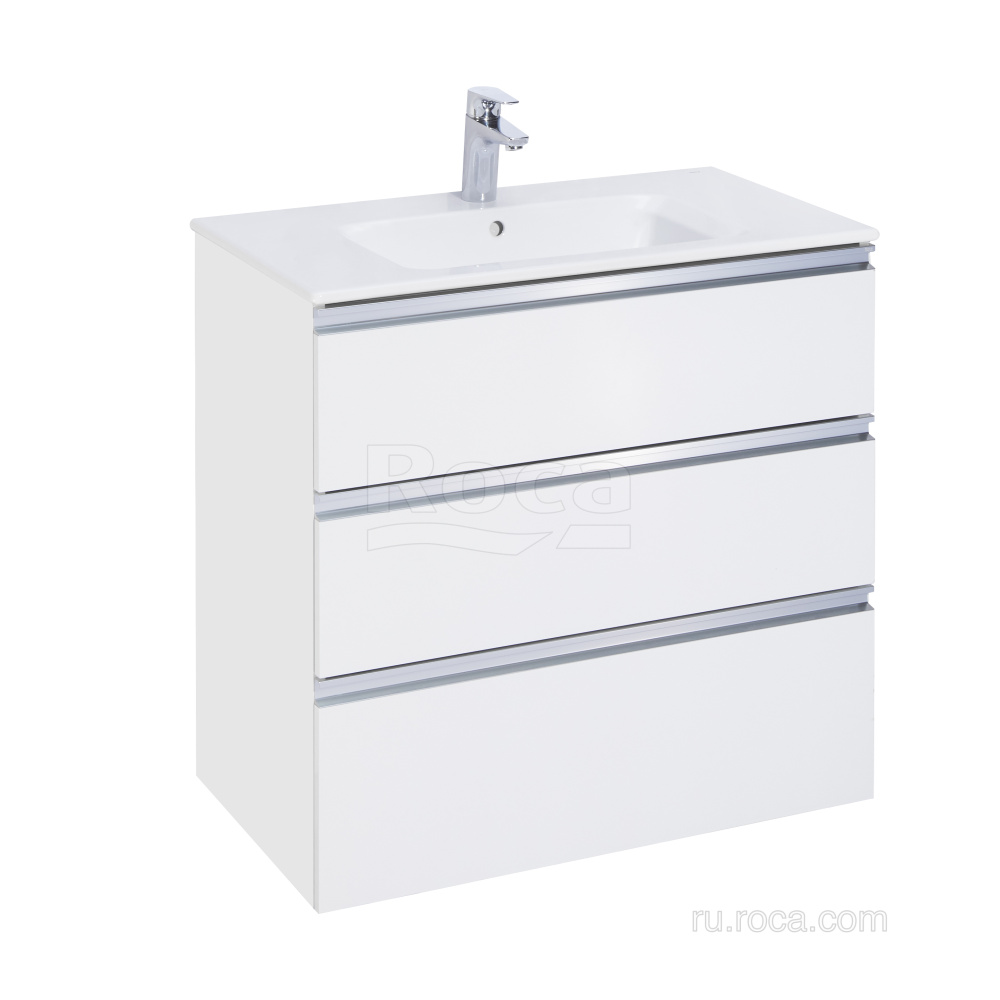 Тумба под раковину Roca Gap (A857406806) белый глянцевый
