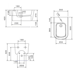 Фото Биде подвесное Galassia Meg11 (5412NE)