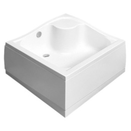 Акриловый поддон для душа Radaway Korfu C 80x80x48 белый 4C88400-03