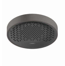 Верхний душ Hansgrohe Rainfinity 26229340, 25 х 25 см, Ecosmart 1 режим струи, без держателя, чёрный