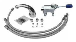 Фото Педальный смеситель на две воды Rav-Slezak NB201