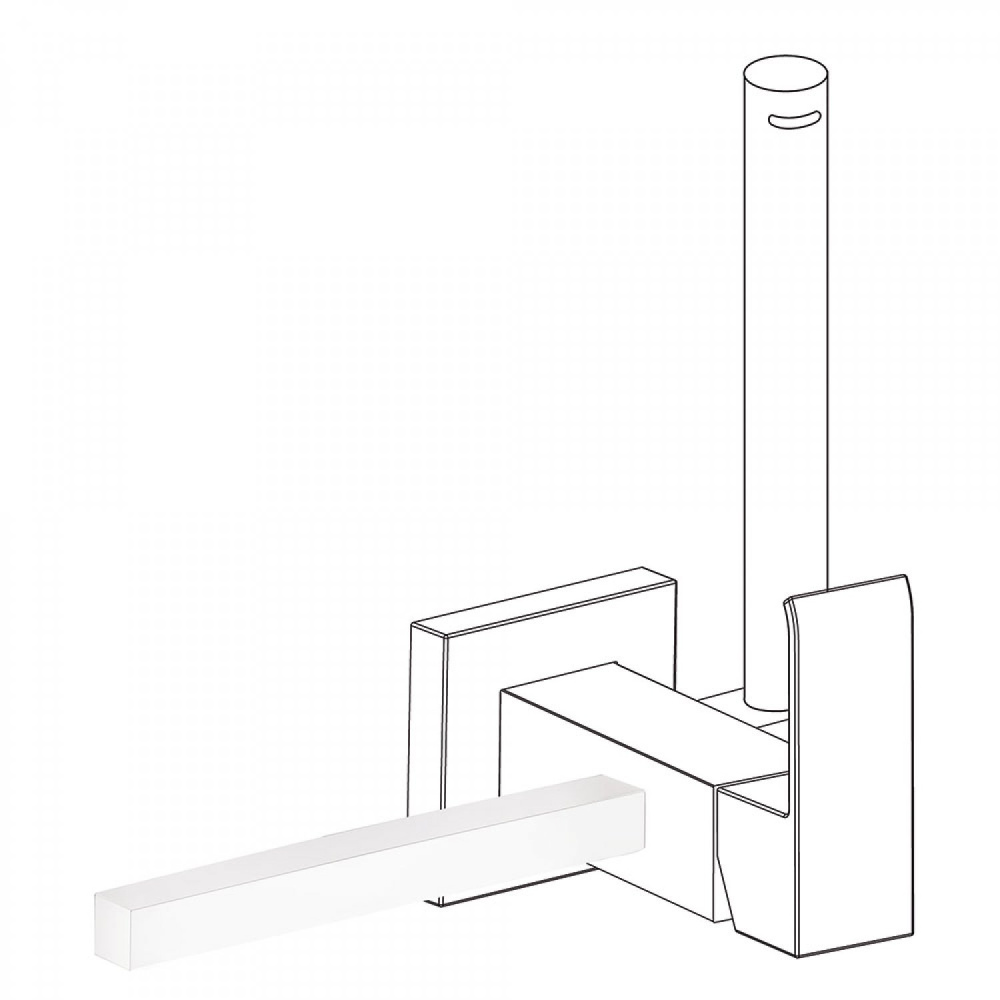 Держатель для полотенца Tres Cuadro 03412402BM