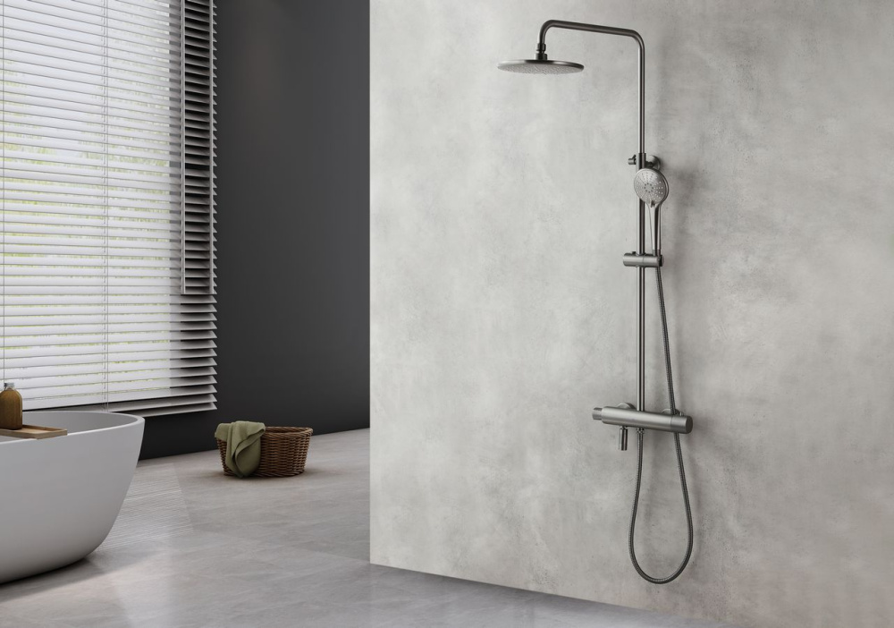 Фото Душевая система Lemark Bronx (LM3772GM) графит