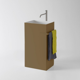 Antonio Lupi Fusto FOLDVE Полотенцедержатель из нержавеющей стали AISI 304 с рельефной поверхностью,