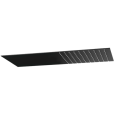 Верхний душ настенный 50x25 см Remer 350UFNOX, черный матовый