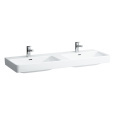 Раковина двойная Laufen Pro S 8.1496.8.000.104.1 130x46.5см., подвесная, с 1 отв., белый глянцевый