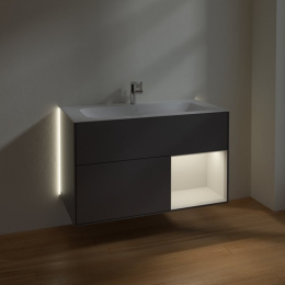 Villeroy Boch Finion G040GJGK Тумба под раковину 996х498 мм (light grey matt/anthracite matt)