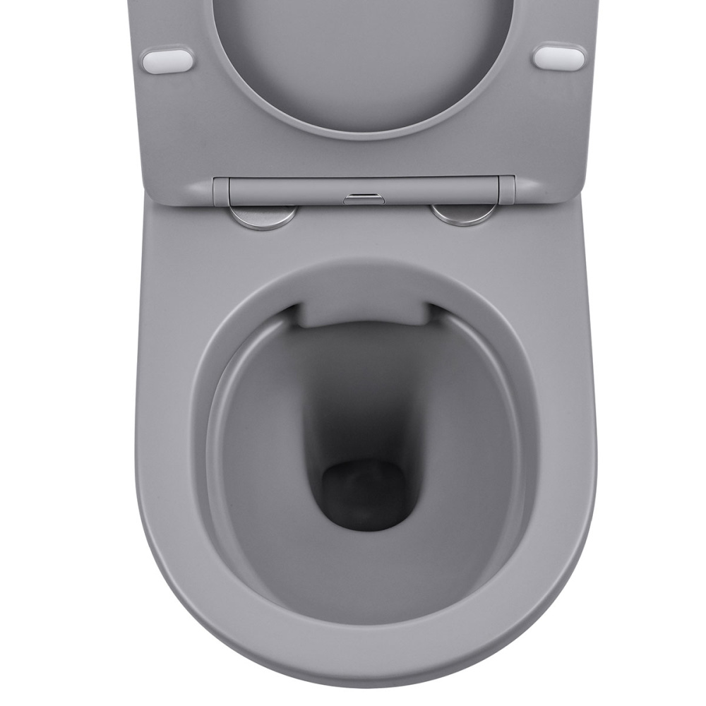 Унитаз подвесной Vincea Globo (VT1-14SMG) матовый серый