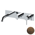 Смеситель для ванны Remer X Style X54D2WBBR, бронза масляная