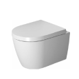 Унитаз безободковый с крышкой-сиденьем Duravit ME by Starck 45300900A1, белый