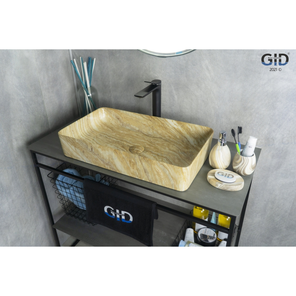 Раковина накладная Gid Mnc595