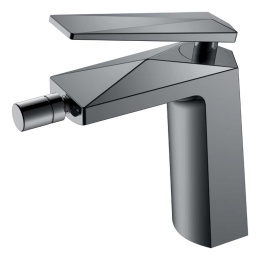 Фото Смеситель для биде Boheme Venturo (376-SGM) антрацит глянец
