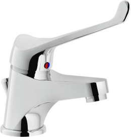 Фото Nobili AS27118/2TDCR Локтевой смеситель для раковины (хром)