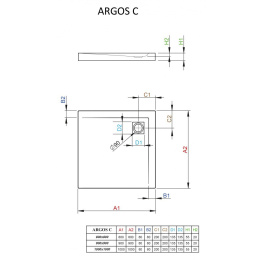 Акриловый поддон для душа Radaway Argos C 80x80x6 белый 4AC88-01