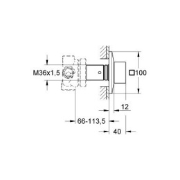 Grohe Allure Brilliant 19798000 Переключатель для душа, переключение на 3 потребителя воды