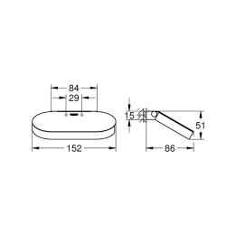 Держатель туалетной бумаги Grohe Selection (41069A00) графит