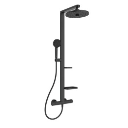 Душевая система Ideal Standard Alu+ (BD583XG) с термостатом, черный матовый