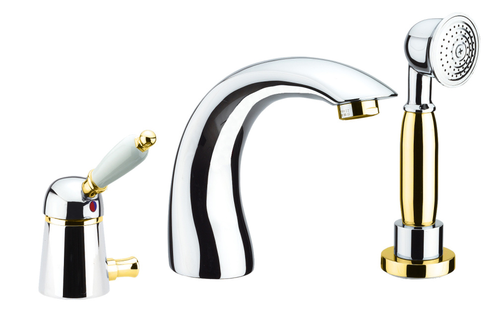 Фото Смеситель для ванны Fiore Imperiale 83CO5105, хром-золото