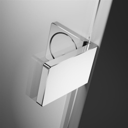 Душевая дверь в нишу Radaway Euphoria DWJ 130x200 профиль хром, стекло прозрачное, крепления слева 3