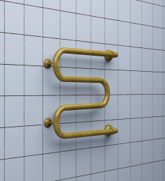 Фото Полотенцесушитель водяной ПК "Ника" М1 с полкой  М 60/80 с полкой