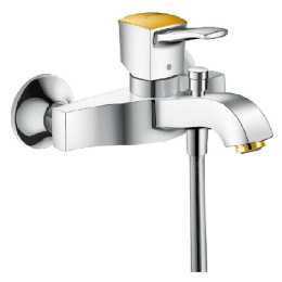 Смеситель для ванны 31340090 Hansgrohe Metropol Classic (хром, золото)