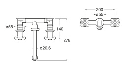 Фото Смеситель для раковины Roca Carmen (5A474BC00) хром