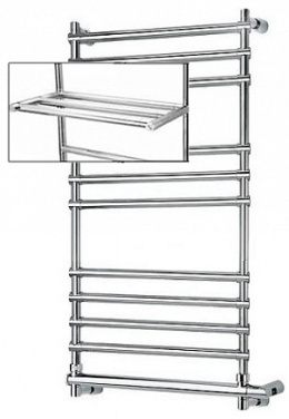 Фото Полотенцесушитель электрический, хром, Margaroli Sole 56437011CRPB