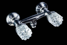 Фото Смеситель для душа Boheme Crystal (274-CRST) хром