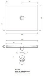 Фото Cielo Sessanta PD680100 Душевой керамический поддон